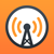 Icon representing the Overcast podcast app