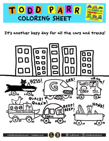Todd Parr Coloring Page