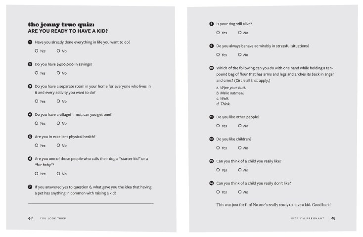 You Look Tired by Jenny True - sample spread 2