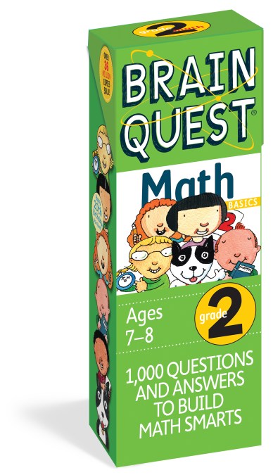 Brain Quest 2nd Grade Math Q&A Cards