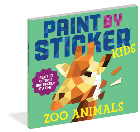 Paint by Sticker Kids: Zoo Animals
