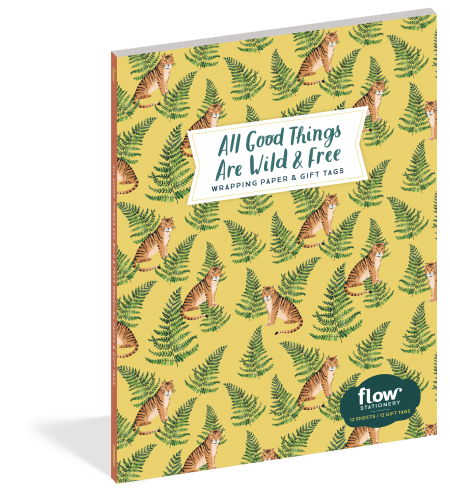 All Good Things Are Wild and Free Wrapping Paper and Gift Tags