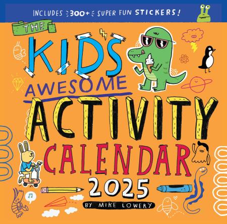 Kid’s Awesome Activity Wall Calendar 2025