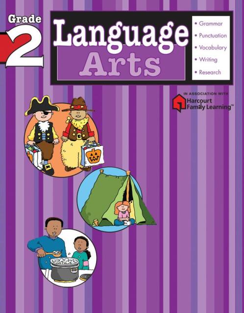 Language Arts: Grade 2 (Flash Kids Harcourt Family Learning)