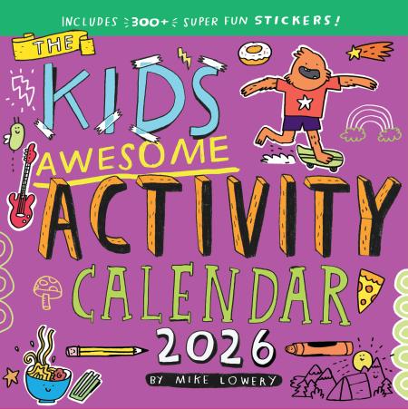 Kid’s Awesome Activity Wall Calendar 2026