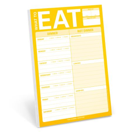 What to Eat Pad with Magnet (Yellow)
