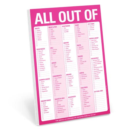 All Out Of Pad with Magnet (Pink)