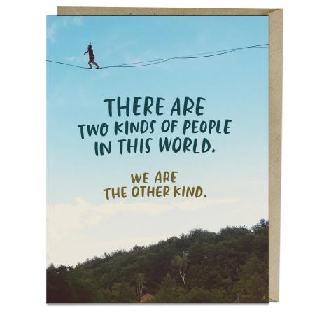 Two Kinds Of People Card