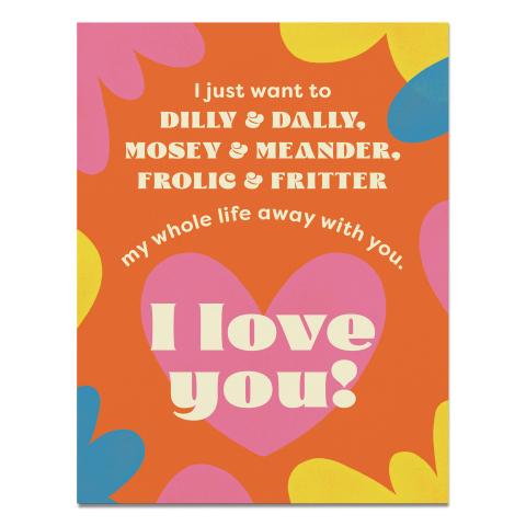 Dilly & Dally Thinking of You Greeting Cards