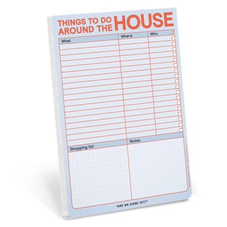 Things to Do Around the House Notepad with Magnet (Pastel Edition)