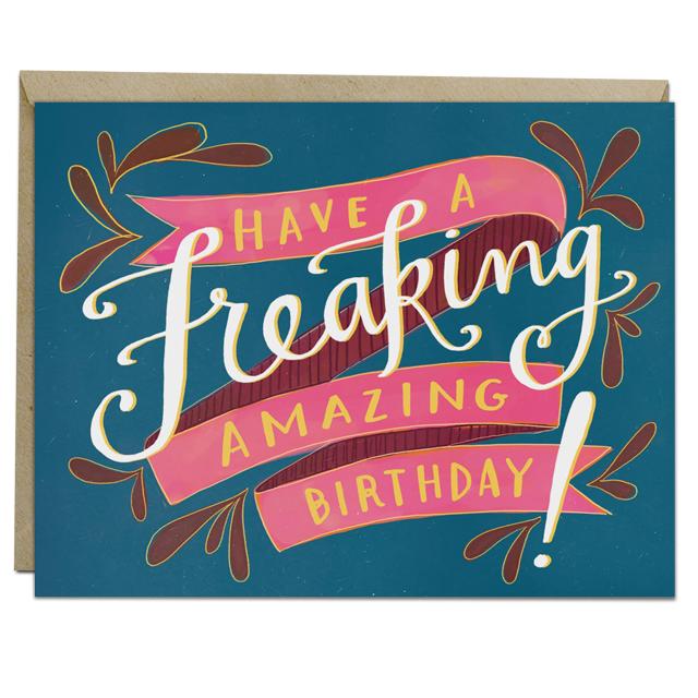 Freaking Amazing Birthday Card