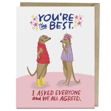 You’re the Best Encouragement Card