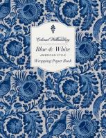 Colonial Williamsburg Blue and White American Style Wrapping Paper Book