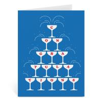 Champagne Congratulations Greeting Card