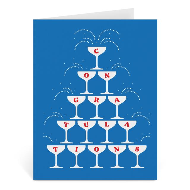Champagne Congratulations Greeting Card