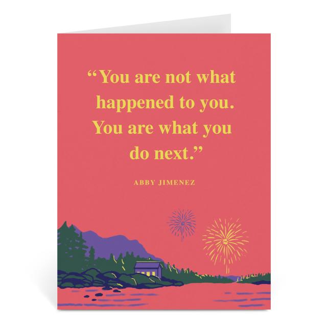 Abby Jimenez Resilience Greeting Card